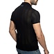 Chevron Polo Shirt Zwart ADF1435 Chevron Polo Shirt Zwart ADF1435