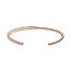Pandora logo 14k rose gold-plated open bangle 589493C00
