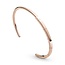 Pandora logo 14k rose gold-plated open bangle 589493C00