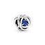 Pandora Sterling silver charm with princess blue crystal 790065C07