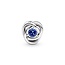 Pandora Sterling silver charm with princess blue crystal 790065C07
