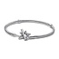 Pandora Moments Asymmetric Star T-bar Snake Chain Bracelet 592357C01