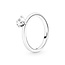 Pandora Heart sterling silver ring with clear cubic zirconia 198691C01