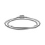 Pandora Double snake chain sterling silver bracelet with barrel clasp with clear cubic zirconia Lengte : 20 cm