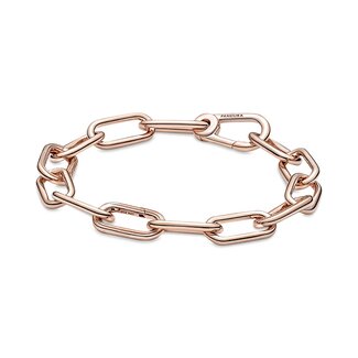 Pandora 14k Rose gold-plated link bracelet Lengte : 23,50 cm