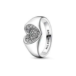 Pandora Radiant Heart Pavé Signet Ring 192491C01