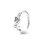 Pandora Mom sterling silver ring with clear cubic zirconia 191149C01