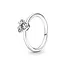 Pandora Disney Minnie Mouse sterling silver ring with clear cubic zirconia 190074C01
