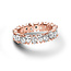 Pandora Pandora 14k Rose gold-plated unique metal blend  Cubic Zirconia Clear 183021C01