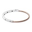 Pandora Pandora Signature Two-tone I-D Pave Bangle