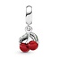 Pandora Pandora Asymmetrical Cherry Fruit Dangle Charm 791583C01