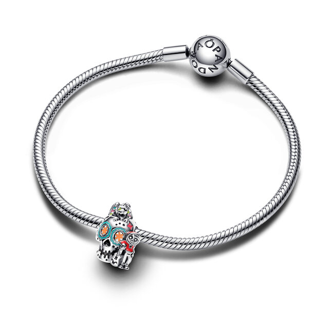 Pandora Disney Pixar Coco Miguel & Dante Skull Glow-in-the-dark Charm 792817C01
