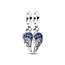 Pandora Sterling silver  Mixed stone Blue 792821C01