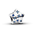 Pandora Sterling silver  Man-made crystal Blue 792974C01