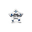 Pandora Sterling silver  Man-made crystal Blue 792974C01