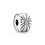 Pandora Sterling silver clip with clear cubic zirconia