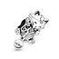 Pandora Kitten and yarn ball sterling silver charm