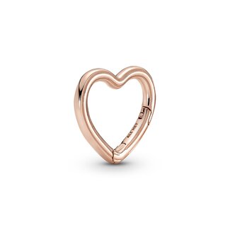 Pandora Heart 14k rose gold-plated connector