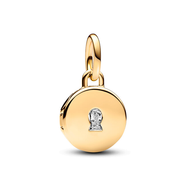 Pandora Pandora 14k Gold-plated unique metal blend Cubic Zirconia Clear 763066C01