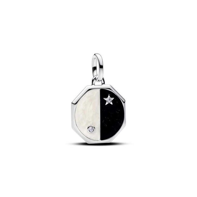 Pandora Yin and yang sterling silver medallion