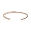 Pandora Pandora logo 14k rose gold-plated open bangle 589493C00 -3
