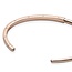 Pandora Pandora logo 14k rose gold-plated open bangle 589493C00 -3