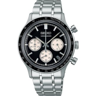 Seiko Seiko Chrono Quartz Zwart Herenhorloge