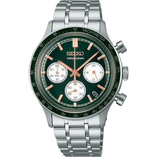 Seiko Seiko chrono Quartz Groen Herenhorloge