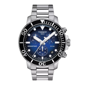 Tissot Tissot Seastar 1000 Chronograph Blauw Wijzerplaat
