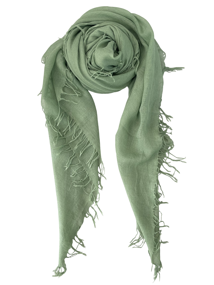 Scarf Cosy Cashmy Green Eyes