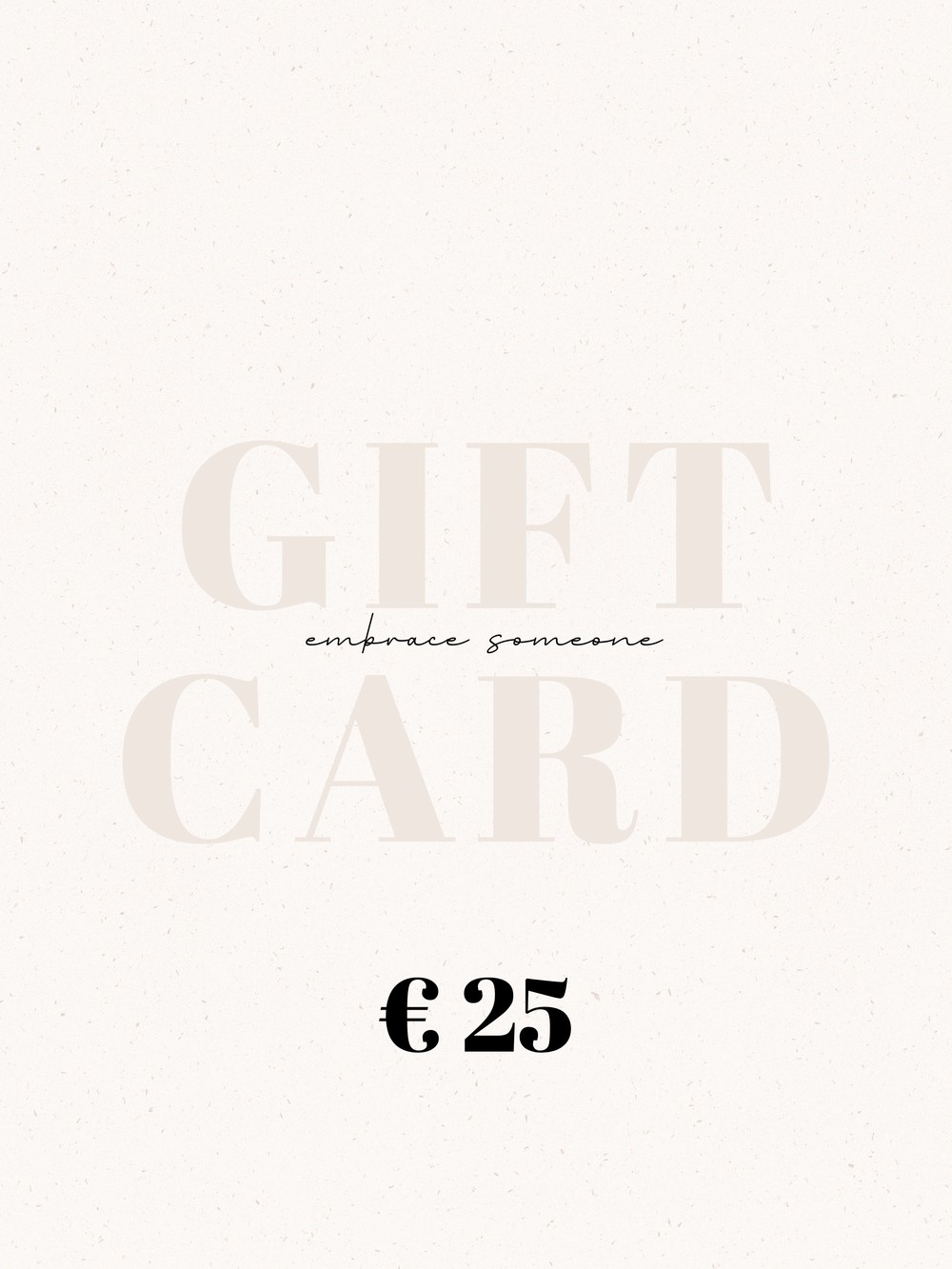 C.O.S.Y by SjaalMania Digital Gift Card  € 25