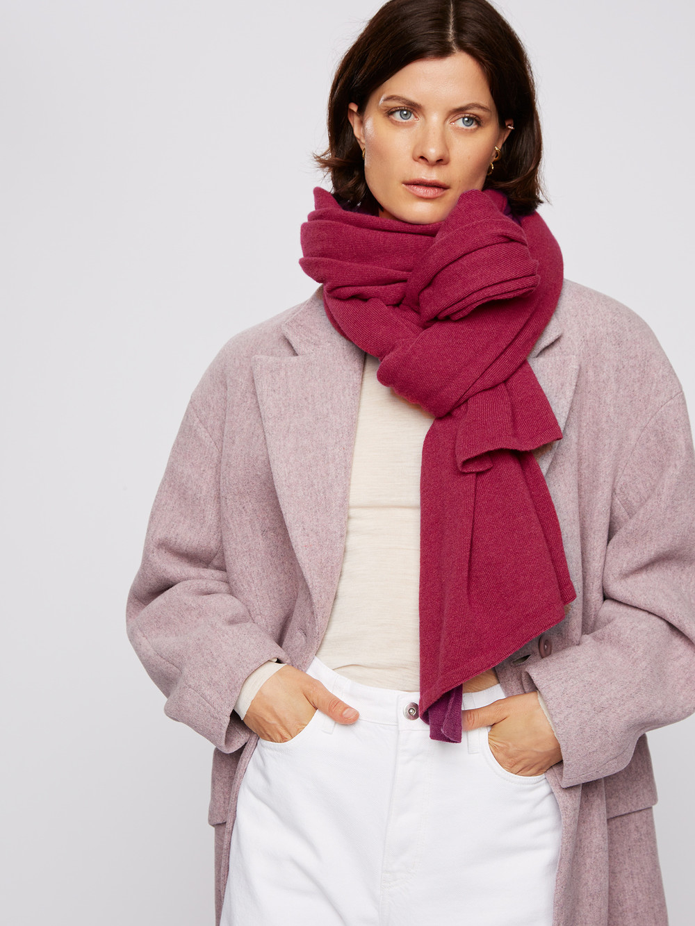 C.O.S.Y by SjaalMania Sjaal Cosy Chic Magenta Haze