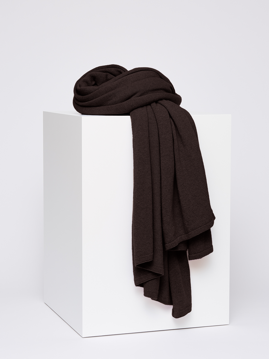 Sjaal Cosy Chic Dark Brown