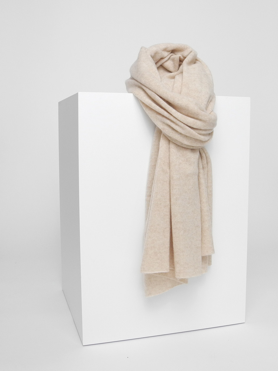 Schal Cosy 100% Cashmere Beige Melee