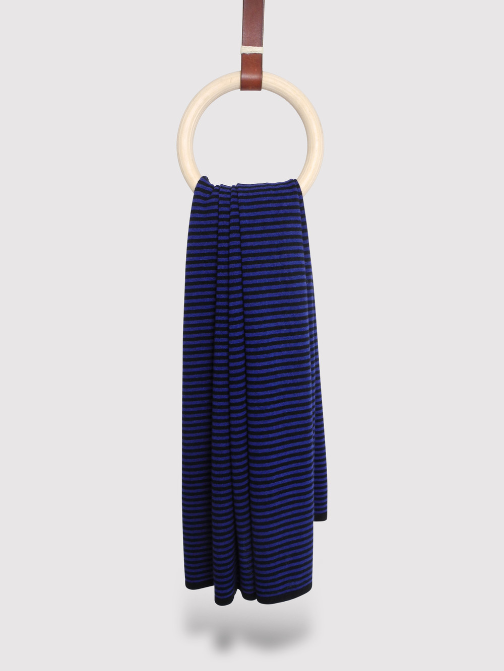 Sjaal Cosy Chic Stripes Solid Black / Blueprint
