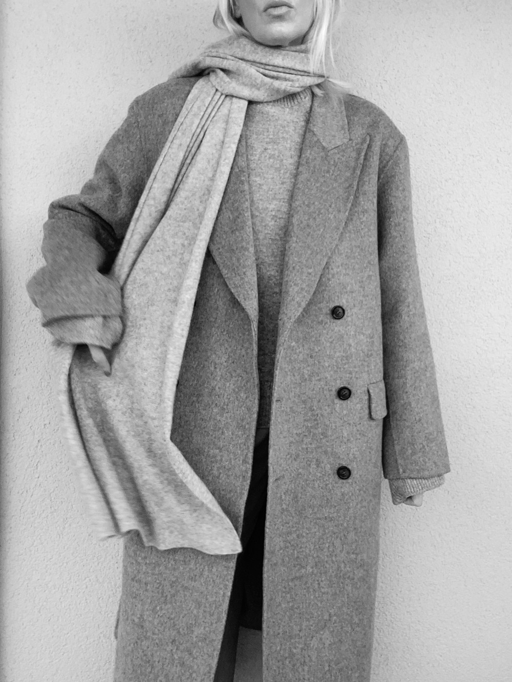 Schal Cosy 100% Kaschmir Frost