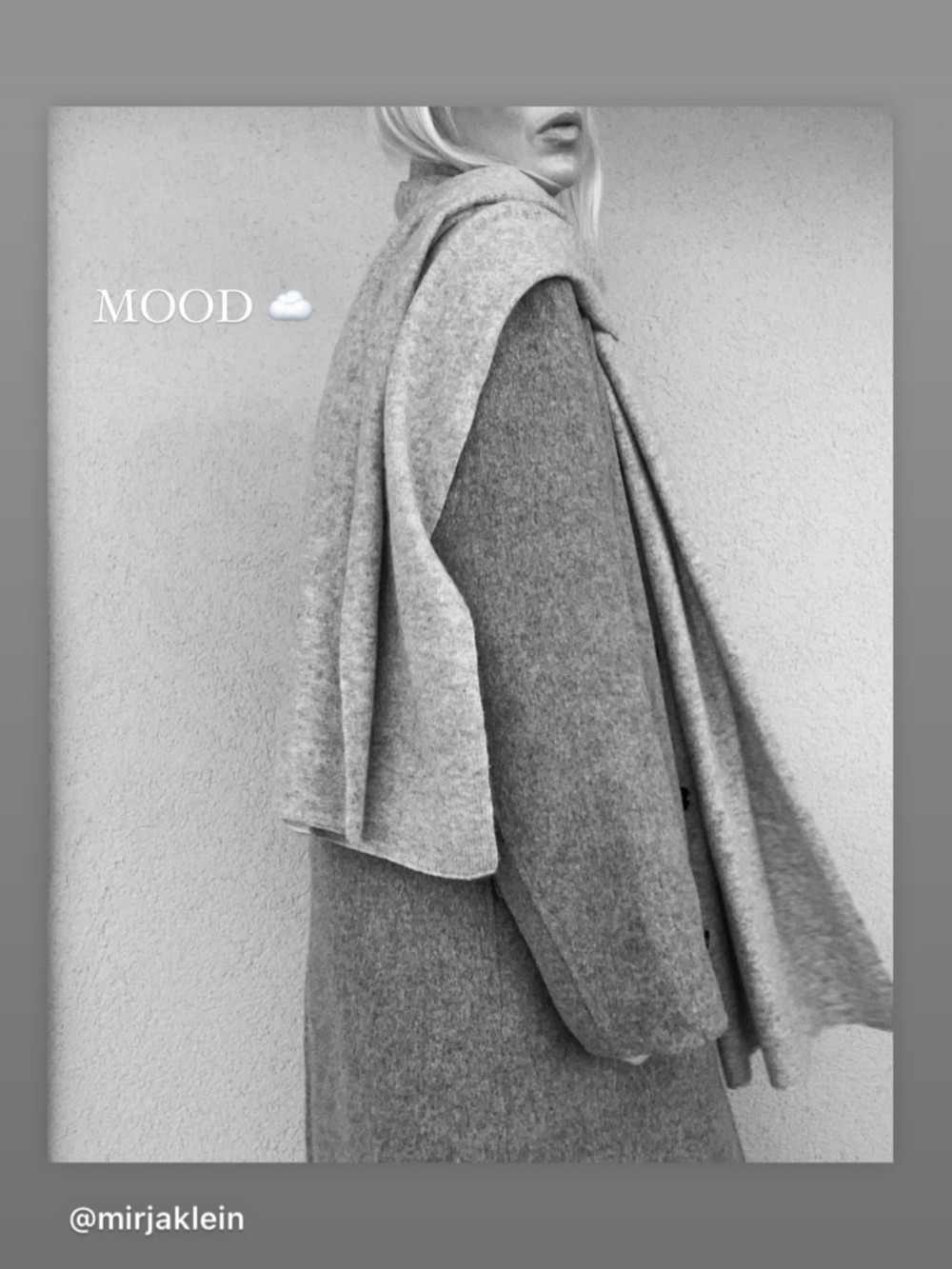 Cosy Scarf 100% Cashmere Frost