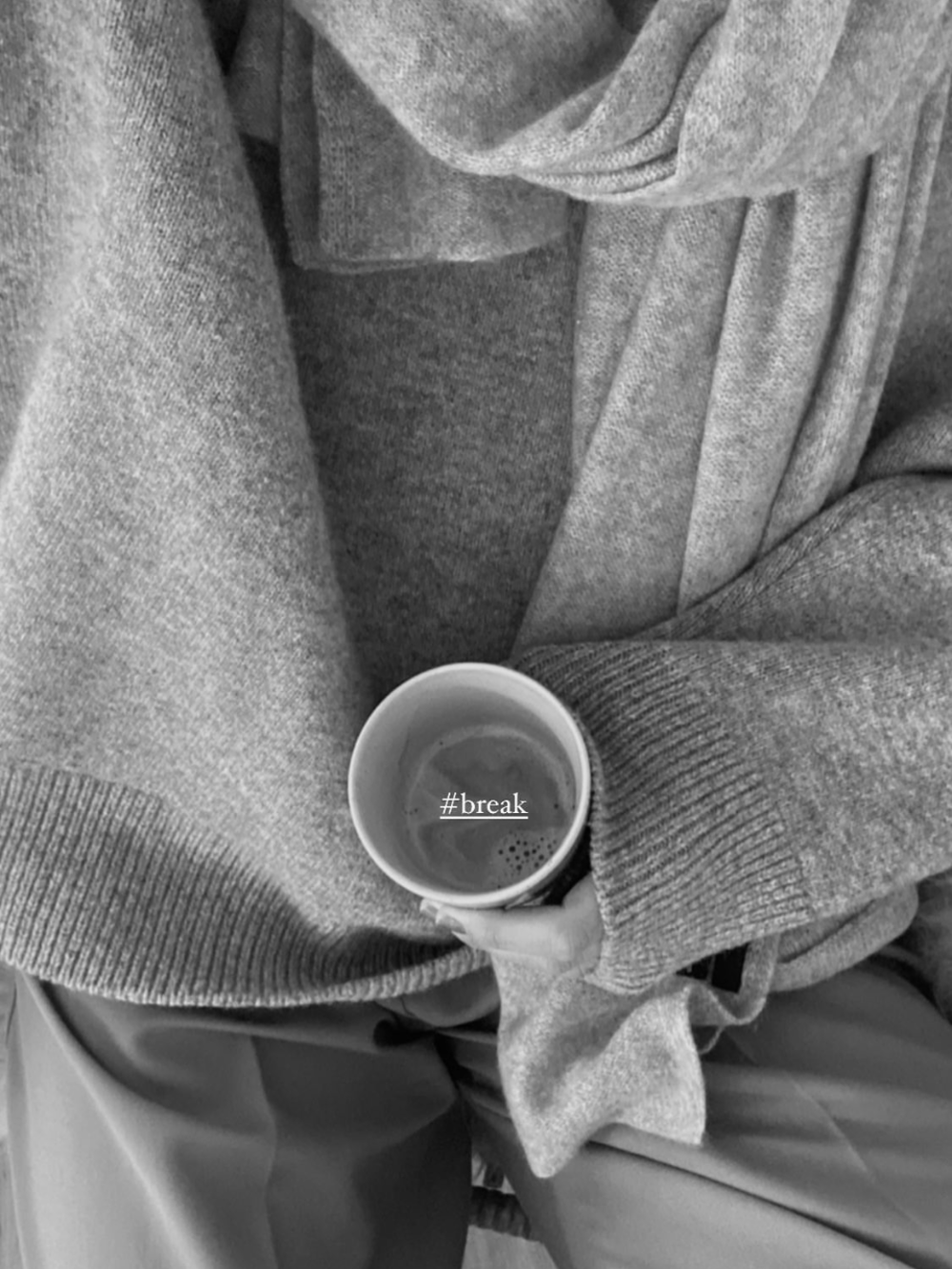 C.O.S.Y Schal Cosy 100% Kaschmir Frost