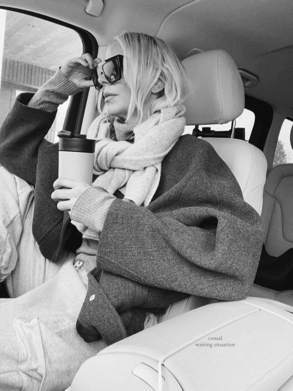 C.O.S.Y Schal Cosy 100% Kaschmir Frost