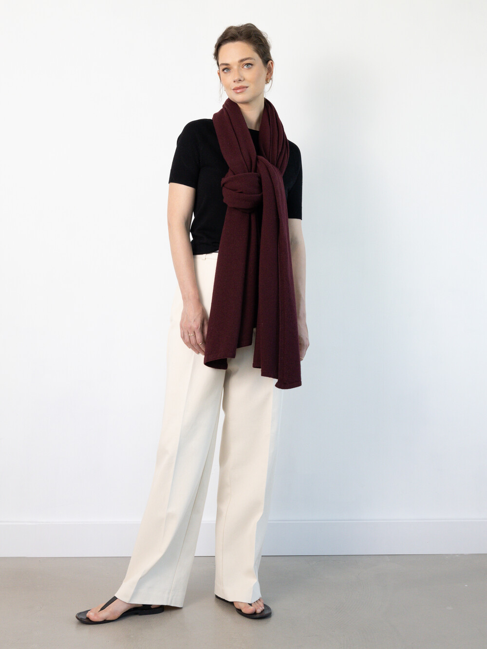 C.O.S.Y by SjaalMania Sjaal Cosy Chic Dark Burgundy