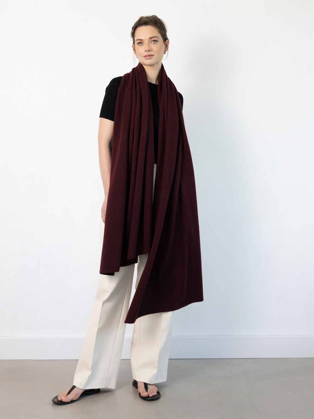 C.O.S.Y by SjaalMania Sjaal Cosy Chic Dark Burgundy