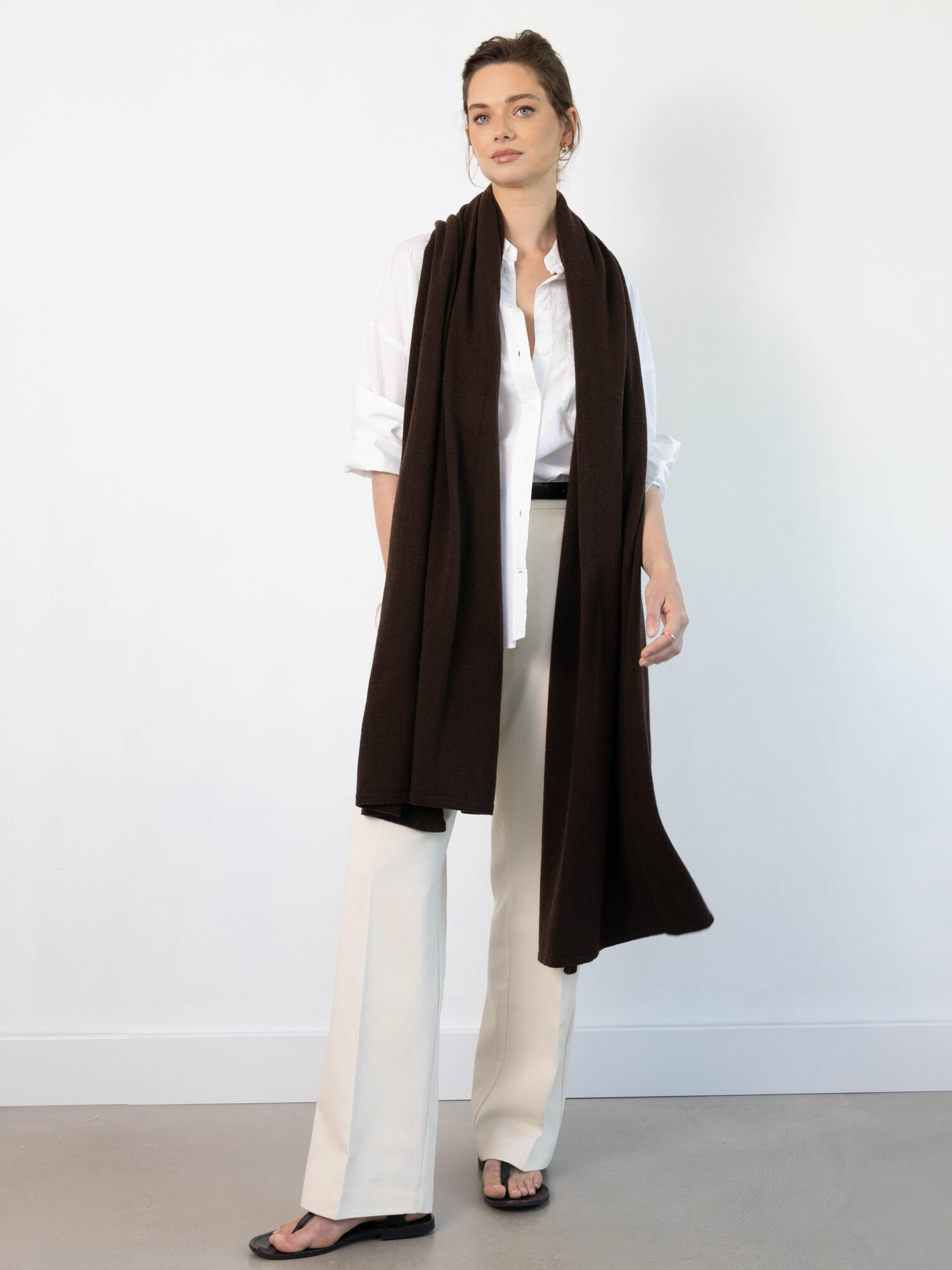 C.O.S.Y by SjaalMania Sjaal SjaalMania Cosy Chic Dark Brown