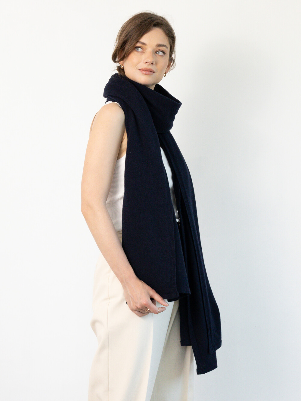 C.O.S.Y by SjaalMania Sjaal Cosy Chic Navy Blue