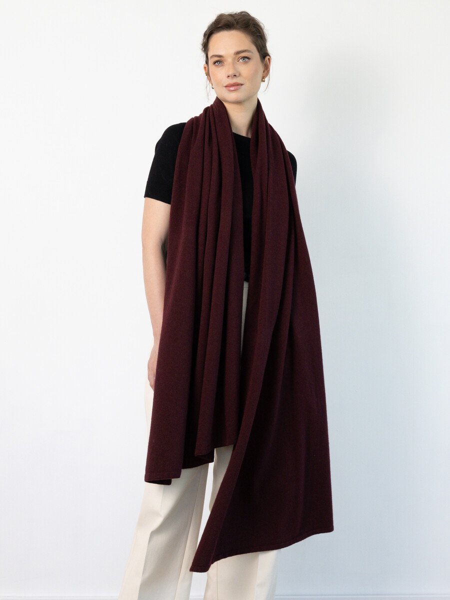 C.O.S.Y by SjaalMania Sjaal Cosy Chic Dark Burgundy