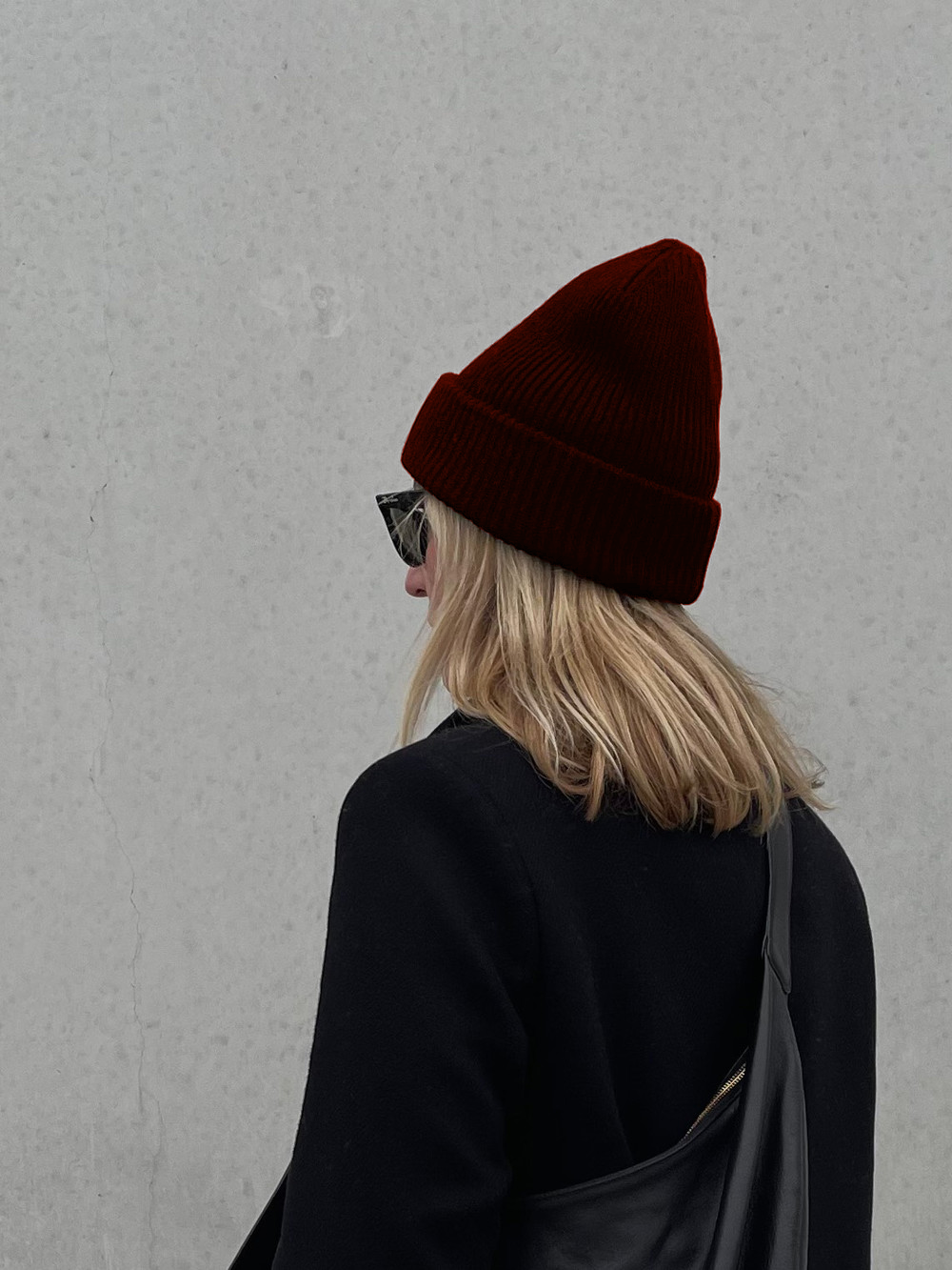 Cosy Beanie Dark Burgundy