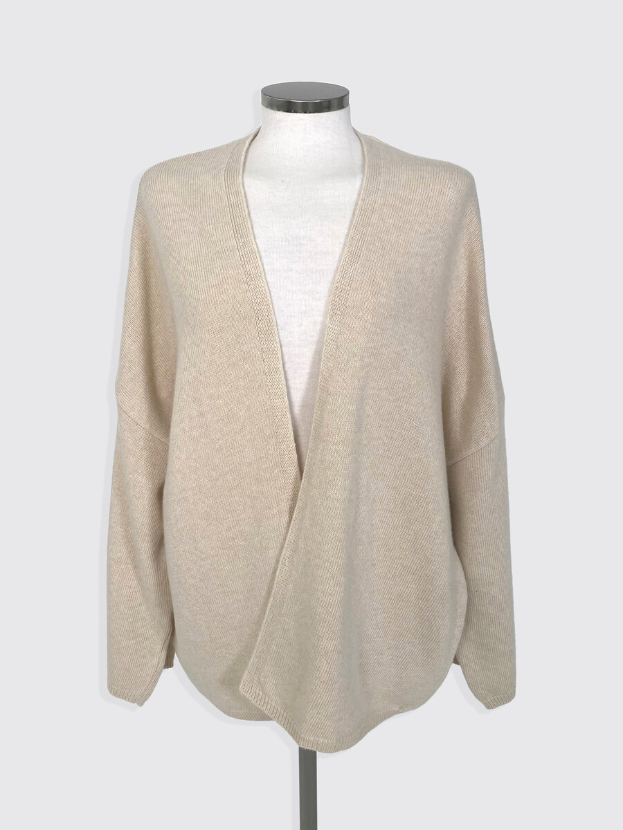 Cosy Cardigan Long Sleeve Sandshell