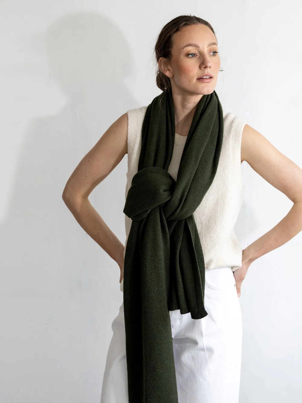 C.O.S.Y by SjaalMania Sjaal Cosy Chic Dark Green