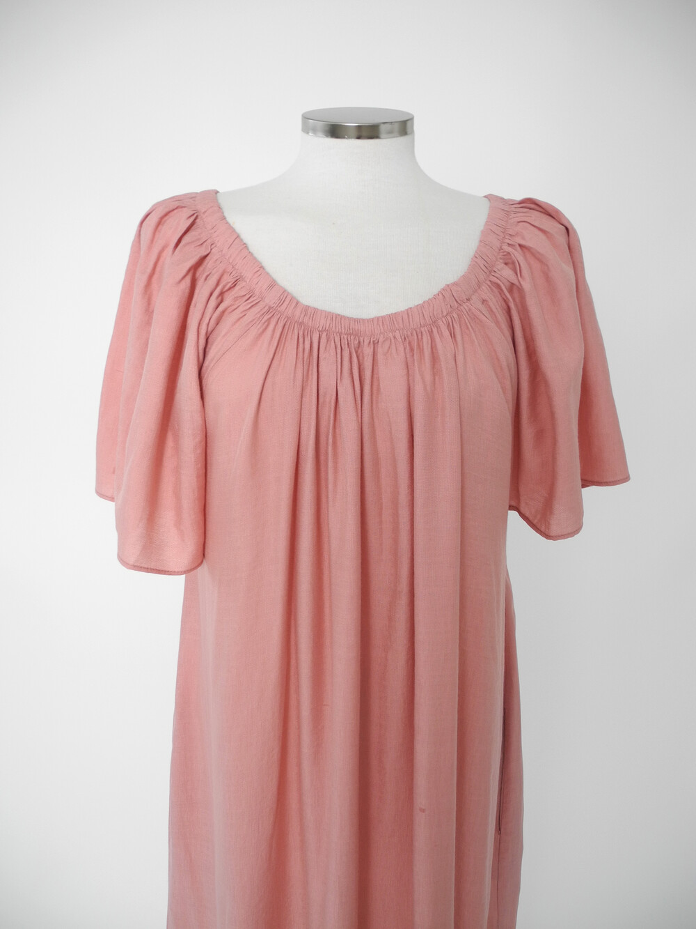 Off Shoulder Dress Dusty Pink