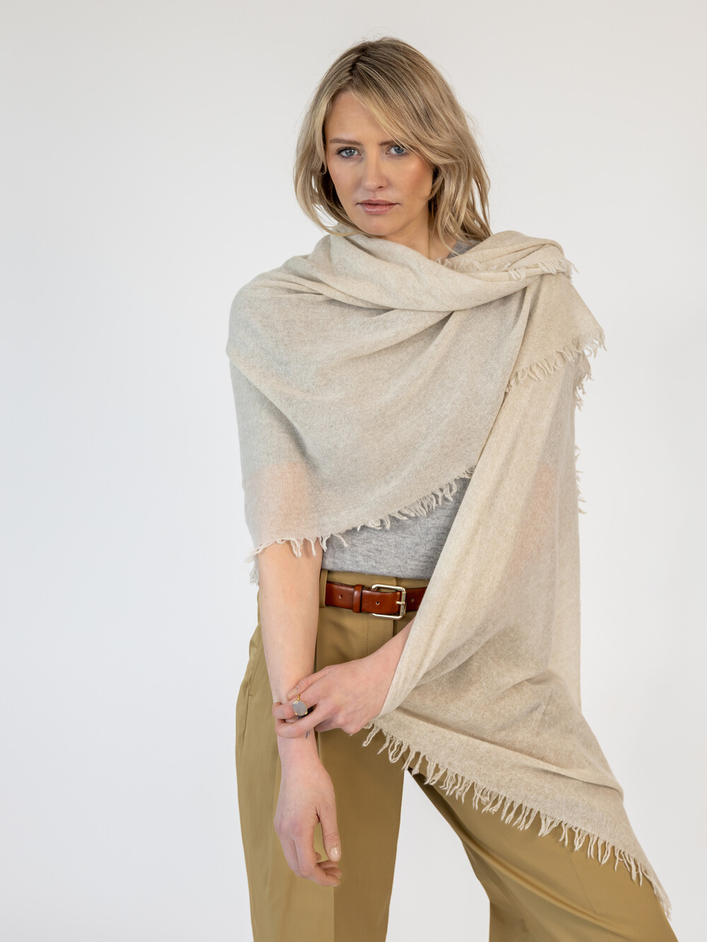 Schal Cosy Cashmy 100% Birke Melee