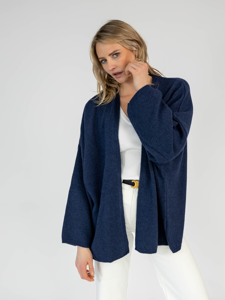 C.O.S.Y by SjaalMania Cosy Cardigan Long Sleeve Navy Melee